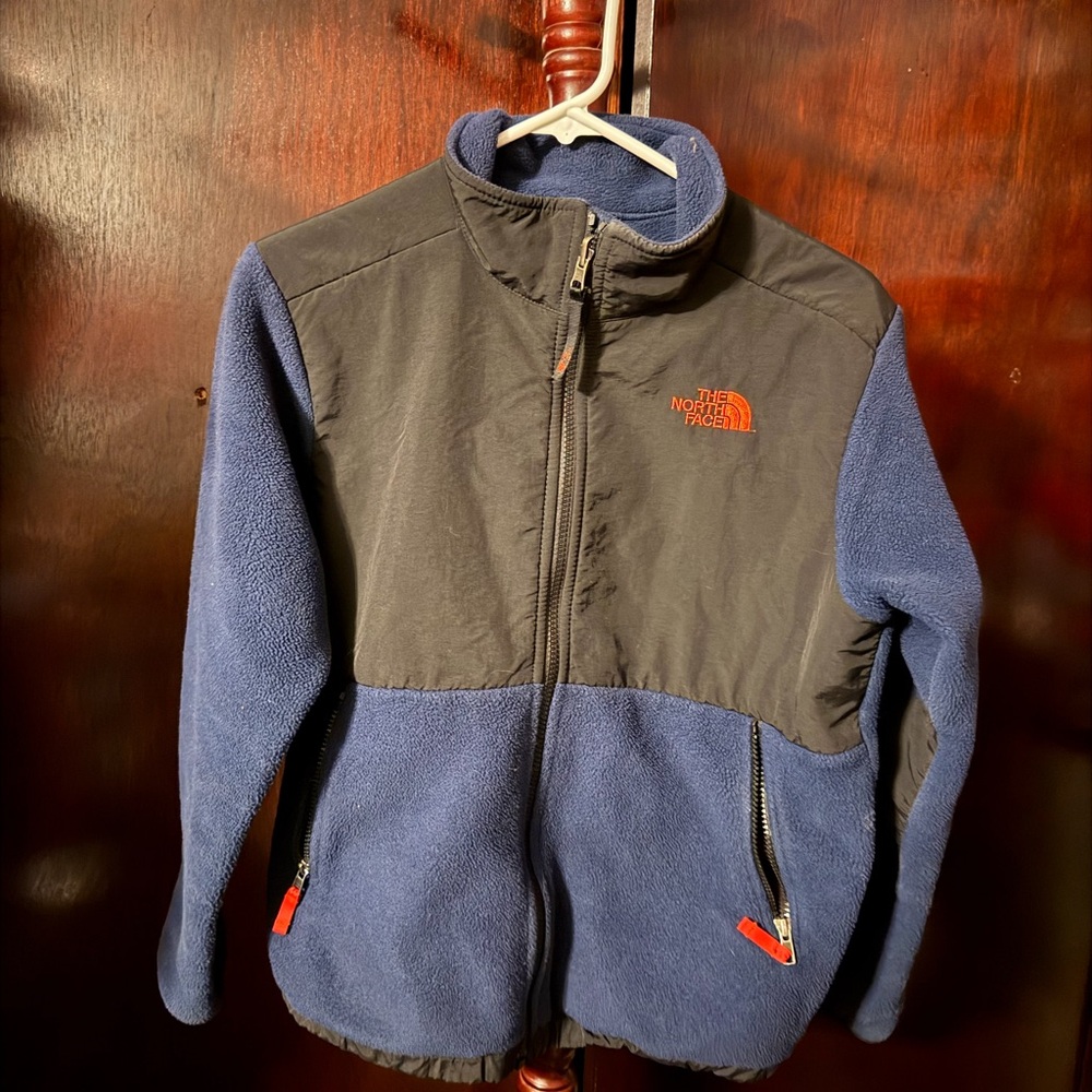 Boys size large 14/16 The North Face Kids Fleece Jacket in Blue and Black